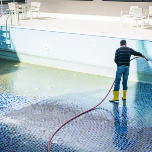 Cleaning In-Ground Pool